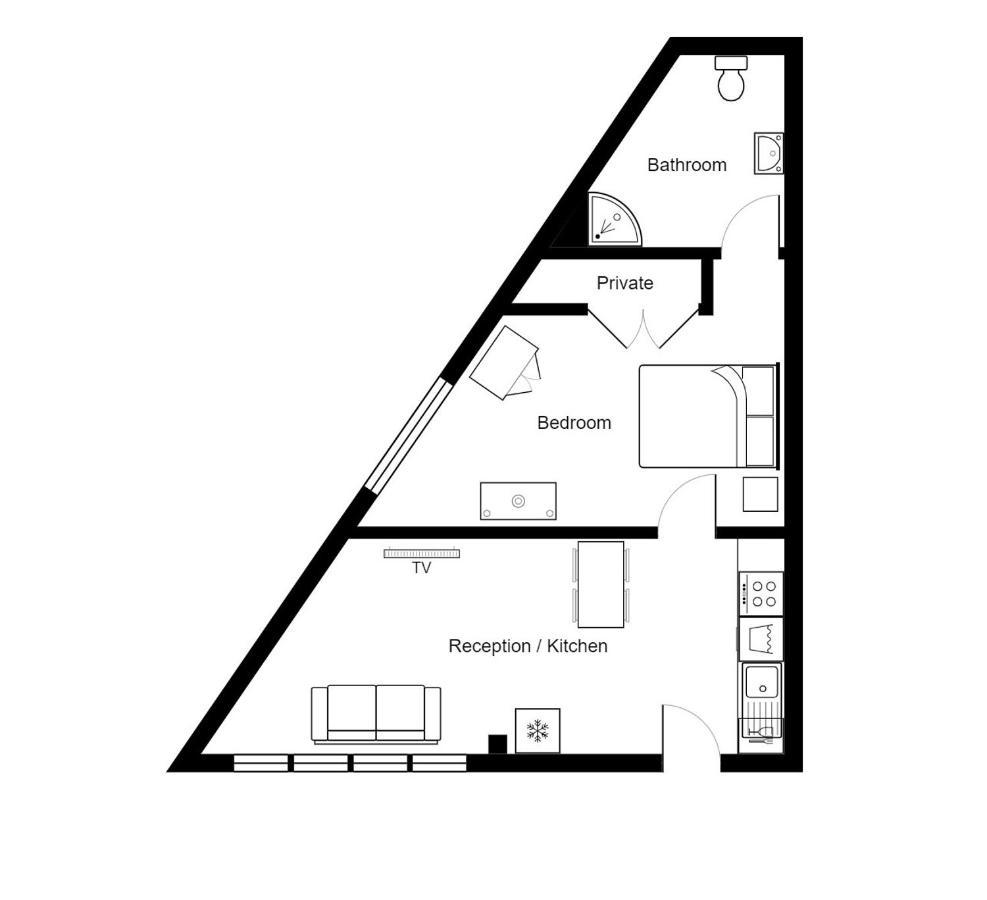 Charming 1 Bedroom Apartment Bristol Exterior foto
